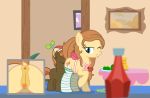  apron ass button_mash_(mlp) colt friendship_is_magic gif licking my_little_pony pussy x-ray 