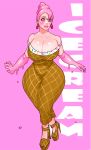  ass big_ass big_breasts breasts clothes dress ice_cream jay-marvel lips looking_at_viewer wide_hips 