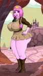  adventure_time ass big_ass big_breasts breasts clothes jay-marvel lips looking_at_viewer princess_bubblegum wide_hips 
