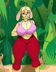  anthro ass big_ass big_breasts brandy_and_mr._whiskers brandy_harrington breasts disney furry happy jay-marvel pants wide_hips 