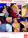 ass ass_to_ass big_ass big_breasts breasts clothes comic crossover dat_ass disney horny jake_long jay-marvel juniper_lee lips long_hair pants rose rose_(huntsgirl) text the_life_and_times_of_juniper_lee toon_university wide_hips