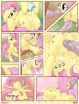  ass comic dildo fluttershy friendship_is_magic my_little_pony nude pussy sex sucking 