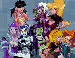 8girls alien_girl attea ben_10 ben_10:_omniverse big_breasts black_hair blonde_hair blue_hair breasts cartoon_network charmcaster clothed_female colored ester_(ben_10) female_focus female_only gwen_tennyson high_res inker_comics inkershike julie_yamamoto lifting_shirt long_hair lucy_mann luhley_(ben_10) mature mature_female mazuma mazuma_(ben_10:_omniverse) older older_female princess_attea red_hair rook_shar teen young_adult young_adult_female young_adult_woman