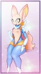  breasts breasts_out female fox furry looking_at_viewer lysergide sitting uniform 