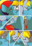 ajin anthro anus blonde_hair blue_body breasts closed_eyes comic derpy_hooves derpy_hooves_(mlp) equine female female_only fingering friendship_is_magic furry grey_body hair horse kissing looking_down mammal multicolored_hair my_little_pony nipples open_mouth oral oral_sex pony pussylicking rainbow_dash sex smile tongue tongue_out vaginal wings yuri 