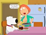  breasts brian_griffin family_guy food kitchen lois_griffin nipples viagra 