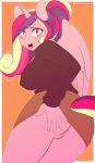  3mangos anthro anus ass big_ass blush breasts cute equine female friendship_is_magic hair horn my_little_pony pony presenting presenting_hindquarters princess_cadance pussy solo 