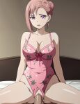  1girl anime big_breasts breasts cowgirl_position kaguya-sama_wa_kokurasetai_~tensai-tachi_no_renai_zunousen~ koyasu_tsubame lingerie ranwai sex stable_diffusion 