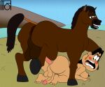 anal anal_insertion anal_penetration anal_sex big_ass big_balls big_breasts big_penis commission commission_art dickgirl embarrassed embarrassed_nude_futa feral_on_futa frida_puga_casagrande horse horse_penis horsecock latina male_on_futa milf moffoffo penis sex shocked shocked_expression the_casagrandes the_loud_house zoophilia