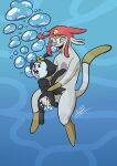 1boy 1girl animaniacs bubble bubbles crossover dot_warner drowning feline female male meow_(space_dandy) ninotrash sex space_dandy tagme underwater underwater_sex
