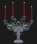 blasphemy breasts candle candlestand christianity e-ward(artist) gif gif high_res snake veil virgin_mary vulva_outline