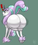anthro character_request dat_ass gigantic_ass my_little_pony tracer_painter