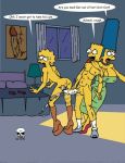  bart_simpson lisa_simpson marge_simpson the_fear the_simpsons yellow_skin 