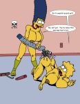  lisa_simpson marge_simpson the_fear the_simpsons yellow_skin 
