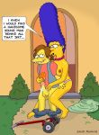  great_moaning marge_simpson nelson_muntz the_simpsons yellow_skin 