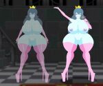 areolae ass big_ass big_breasts boots breasts commission dk female ghost ghost_girl gloves nipples nude pussy riffsandskulls slime_girl solo spooky&#039;s_house_of_jump_scares spooky_(shojs)
