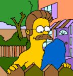  animated blue_hair gif hair marge_simpson ned_flanders the_simpsons yellow_skin 