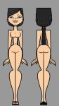  asian asian_female black_hair breasts cartoon_network heather_(tdi) hourglass_figure nude solo thick_ass thick_legs thick_thighs total_drama_island 