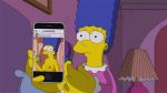  breasts cellphone gif marge_simpson nude the_simpsons 