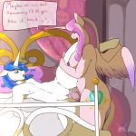 1:1_aspect_ratio 1futa 2014 alicorn andromorph animal_genitalia animal_penis anthro anthrofied arnachy bed blue_eyes blue_hair breasts cuntboy cutie_mark dialogue digital_media_(artwork) duo english_language english_text equid equine erection feathered_wings feathers female friendship_is_magic fur furniture furry futanari geeflakes gender_transformation genderswap genitals gynomorph gynomorph_penetrating hair hasbro high_resolution horn horse horse_penis horsecock inside intersex intersex_penetrated intersex_penetrating intersex_penetrating_intersex lying male mammal multicolored_hair my_little_pony my_little_pony:_friendship_is_magic navel nude on_bed open_mouth penetration penis pink_body pink_fur pony princess_cadance pussy sex shining_armor testicles text tongue transformation transgender_male unicorn vaginal veins white_body white_fur wings