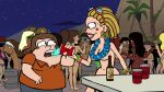  background_characters beer braided_hair completely_nude_female flower_necklace good_vibes hoop_earrings nude_beach nude_female party rave swimming_goggles tagme topless_female 