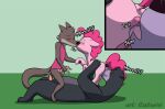  1girl anal anal_oral_sex anal_sex anilingus anthro anus_lick baloo bear bisexual_male caluriri crossdressing crossover crossover_ship crossover_shipping earth_pony feral friendship_is_magic kissing licking licking_anus licking_ass male male/female/male masturbation masturbation mr._wolf_(the_bad_guys) my_little_pony my_little_pony_friendship_is_magic one-piece_swimsuit oral oral_sex pinkie_pie_(mlp) pony rimjob rimming sex the_bad_guys the_jungle_book tongue_in_anus wolf 