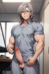  ai_generated erection muscle muscular_male 