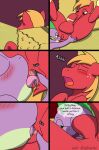  anal anal_oral_sex anal_penetration anal_sex anilingus anilingus anus balls big_macintosh_(mlp) blush caluriri closed_eyes dialogue dragon earth_pony freckles friendship_is_magic haystack horse male my_little_pony my_little_pony:_friendship_is_magic on_back oral oral_anal_sex oral_penetration oral_sex penis pony rimjob rimming sound_effects spike_(mlp) tongue tongue_fucking tongue_out yaoi 