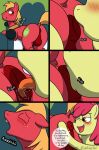  1girl anal anus apple_bloom_(mlp) big_macintosh_(mlp) brother brother_and_sister caluriri close-up comic dock earth_pony equid equine feral feral_on_feral freckles friendship_is_magic green_eyes hasbro high_res horse incest licking male male/female mammal my_little_pony open_mouth oral orange_eyes pony raised_tail red_body rimming saliva sex sibling sister sister_rimming_brother sound_effects tongue tongue_out yellow_body young 
