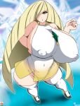  gigantic_ass gigantic_breasts hourglass_figure lusamine pokemon ultiblackfire 