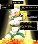 1boy 1girl anthro anthro_penetrated breasts dialog dialogue english_text female female_anthro female_penetrated flower flowey_the_flower furry goat inverted_nipples kneeling lactation mature_female milf nipples nude plant plant_tentacle plant_tentacles pussy seme_flowey sex tentacle tentacle_sex tentacles tentacles_around_breasts tentacles_around_legs tentacles_on_female text text_box top_flowey toriel undertale undertale_(series) vaginal_penetration vines vines_tentacles white_fur yurichan