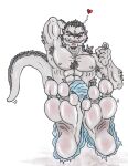 claws godzilla_(series) kaiju male male_feet male_only muscle scalie toes