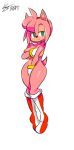  1girl amy_rose anthro bigdead93 breasts nude sonic_(series) 