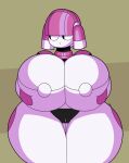 dorahden female_only hyper_breasts mya_(dorahden) robot_girl