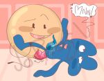 ^_^ battle_for_dream_island bfb bfdi big_penis closed_mouth crying_with_eyes_open donut_(bfb) four_(bfdi) heart_eyes jopearl knot looking_back moaning object_shows pull_out tears tears_of_pleasure
