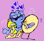  battle_for_dream_island bfb bfdi donut_(bfb) four_(bfdi) numberfuckersinc object_shows stomach tears thrusting_into_pussy two_dicks x_(bfdi) 