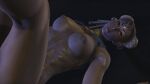 16:9 3d after_sex breasts chun-li cum cum_on_breasts female_focus fit_girl looking_at_viewer lying_on_back medium_breasts nipples on_back open_eyes open_mouth partially_clothed street_fighter sweat video_game_character video_game_franchise wet