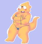 1_girl 1girl 2020s 2021 adorable alphys alphys_(undertale) anthro anthro_only aruput aruput_ut barely_visible_genitalia big_breasts bikini blue_background blush breasts cameltoe chubby chubby_anthro chubby_female covering covering_breasts cute female female_anthro female_only glasses lizard lizard_girl lizard_tail micro_bikini monster non-mammal_breasts pussy pussy_peek reptile reptile_girl reptile_tail scalie simple_background solid_color_background solo solo_anthro solo_female swimsuit tail thong thong_bikini topless undertale undertale_(series) wardrobe_malfunction yellow_body yellow_skin
