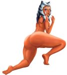  1girl ahsoka_tano alien alien_girl anus ass back big_ass blue_eyes breasts bubble_ass bubble_butt cleavage completely_nude completely_nude_female curvy_body curvy_female curvy_figure dark-skinned_female dark_skin dat_ass disney female female_only full_body genitals hopgigone horny horny_female huge_ass huge_breasts naked_female nude nude_female pussy solo solo_female star_wars star_wars:_the_clone_wars thick_ass thick_legs vaginal_penetration 