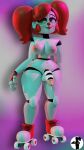 1futa 1girl breasts circus_baby five_nights_at_freddy&#039;s five_nights_at_freddy&#039;s:sister_location futa_only futanari green_eyes nude penis polsy red_hair roller_skates so87baby standing summer_of_87_baby