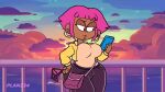 animated big_butt breasts butt cartoon_network cellphone embarrassing enf mp4 naked nipples nude nude_female ok_k.o.!:_let&#039;s_be_heroes planz34 public_nudity purple_hair shannon_boxman short_hair smartphone solo_female streaking walking wide_hips