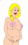  american_dad big_breasts francine_smith lactating lactation pregnant pregnant_belly 