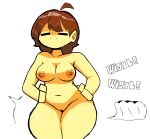 1_girl 1girl 2d 2d_(artwork) alternate_version_available big_breasts big_thighs breasts brown_hair dark_nipples digital_media_(artwork) edit eks-out female_focus female_frisk female_human female_only frisk frisk_(undertale) huge_breasts huge_thighs human human_focus moldsmal naked_female nipples nude nude_edit nude_female pussy slime solo_female solo_focus thick_thighs third-party_source twitter undertale undertale_(series) video_game_character video_games white_background wiggle yellow_body yellow_skin