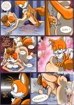  anthro anus blue_eyes breasts canine comic cub dialog duo english_text female fox furry hetero male mammal miles_&quot;tails&quot;_prower milf multiple_tails navel nipples nude open_mouth parent penis pussy pussy_juice raianonzika_(artist) sega smile sonic_(series) sweat testicles text vanilla_the_rabbit young zerbukii_(artist) 