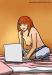  absolute_hot_sister breasts ellen_eleanor topless webcomic yus_(artist) 