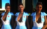  breasts clothes mbirdcz nurse_uniform trio 