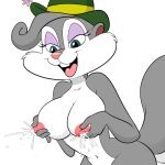  animaniacs breast_milk breast_milking playing_with_breasts slappy_squirrel 