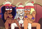  bikini carol_kincaid cartoon_network couch crossover disney disney_channel eda_clawthorne milf mind_control mr._chase_comix nipple_slip ok_k.o.!:_let&#039;s_be_heroes smile the_owl_house tongue_out wilhamena 