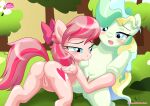 2_girls angel_wings equestria_untamed equine my_little_pony palcomix vapor_trail_(mlp) 