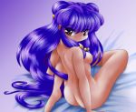  ass breasts erect_nipples nipples nude purple_hair ranma_1/2 shampoo_(ranma_1/2) 